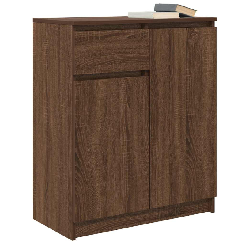 Sideboard mit Schublade Braun Eichen-Optik 71x35x84 cm