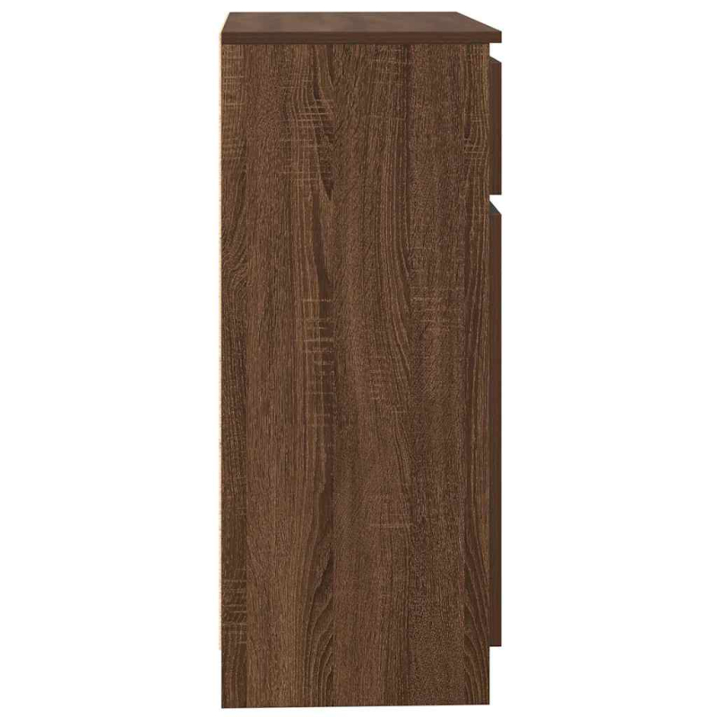 Sideboard mit Schublade Braun Eichen-Optik 71x35x84 cm