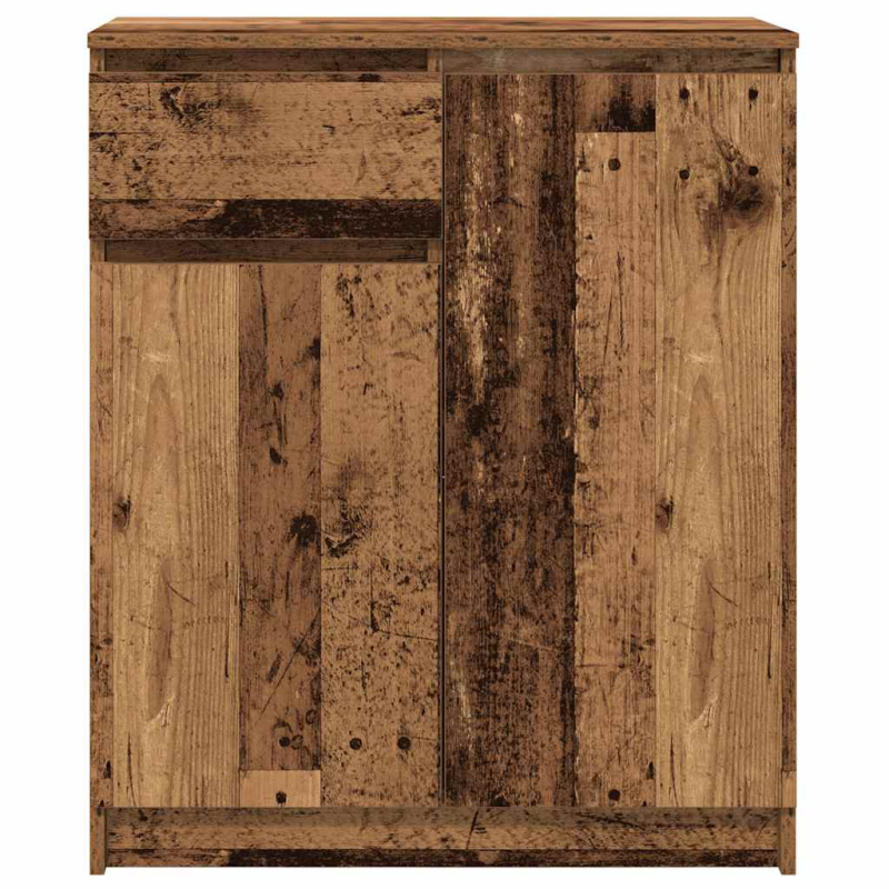 Sideboard mit Schublade Altholz-Optik 71x35x84 cm Holzwerkstoff
