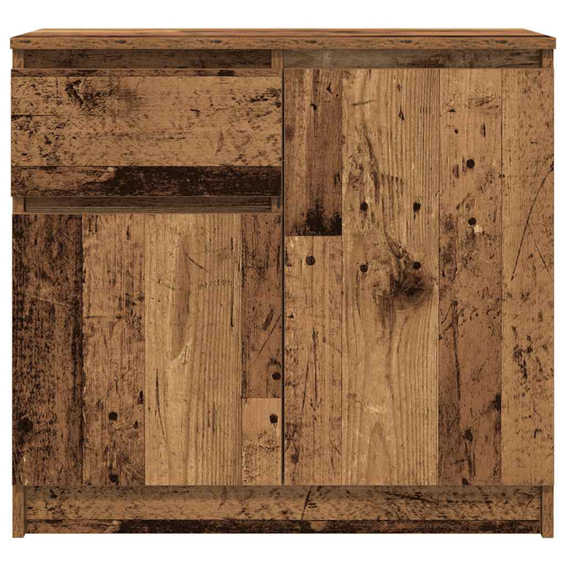 Sideboard mit Schublade Altholz-Optik 71x35x65 cm Holzwerkstoff