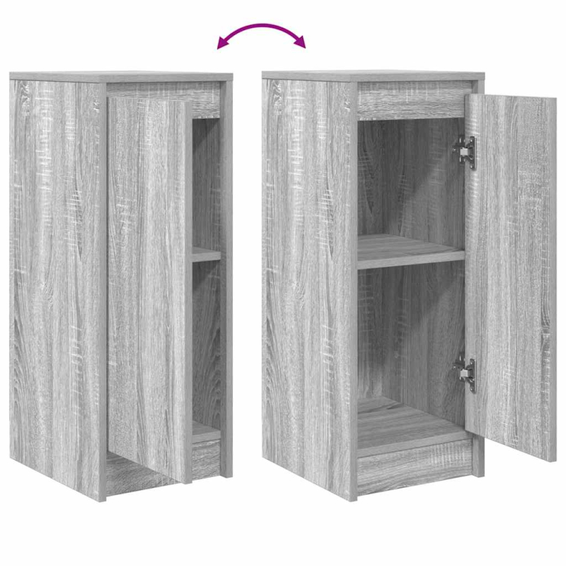 Sideboard Grau Sonoma 29,5x34x76 cm Holzwerkstoff