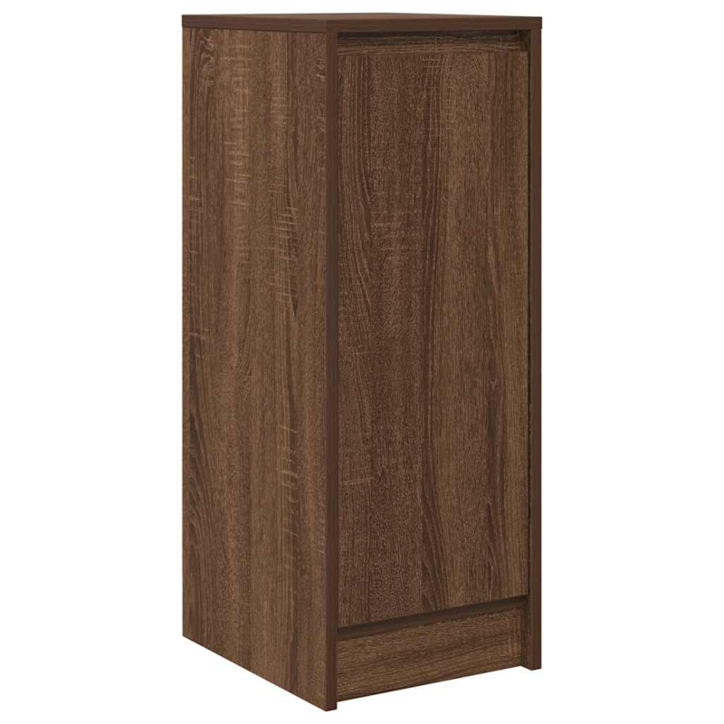 Sideboard Braun Eichen-Optik 29,5x34x76 cm Holzwerkstoff