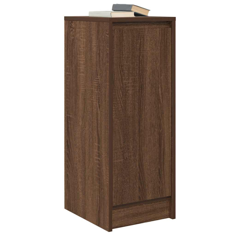 Sideboard Braun Eichen-Optik 29,5x34x76 cm Holzwerkstoff
