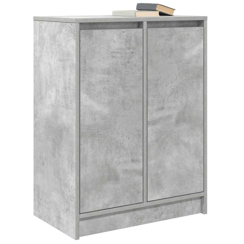 Sideboard Betongrau 57x34x76 cm Holzwerkstoff