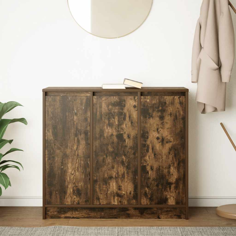 Sideboard Räuchereiche 85x34x76 cm Holzwerkstoff