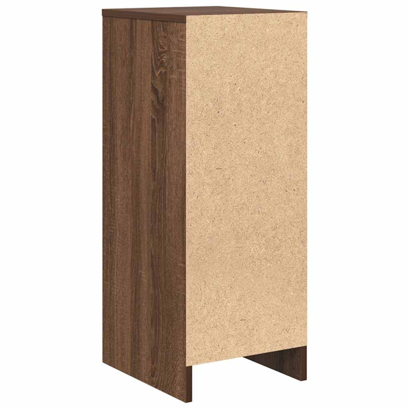 Sideboard Braun Eichen-Optik 29,5x34x76 cm Holzwerkstoff