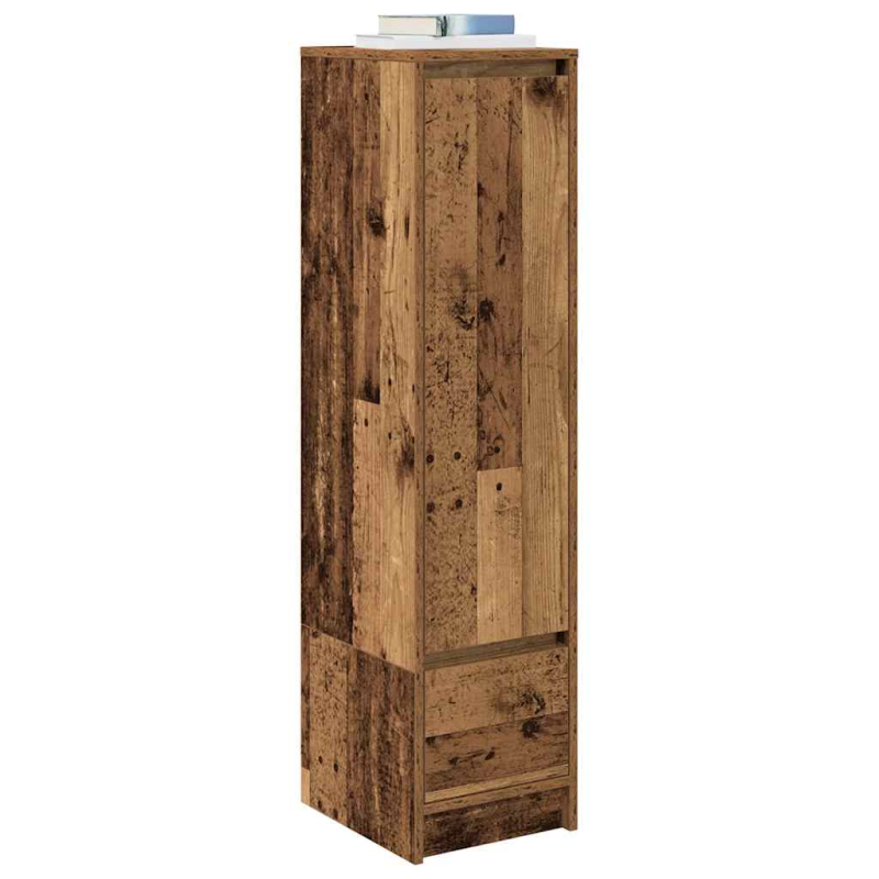 Highboard Altholz-Optik 29,5x34x119,5 cm Holzwerkstoff