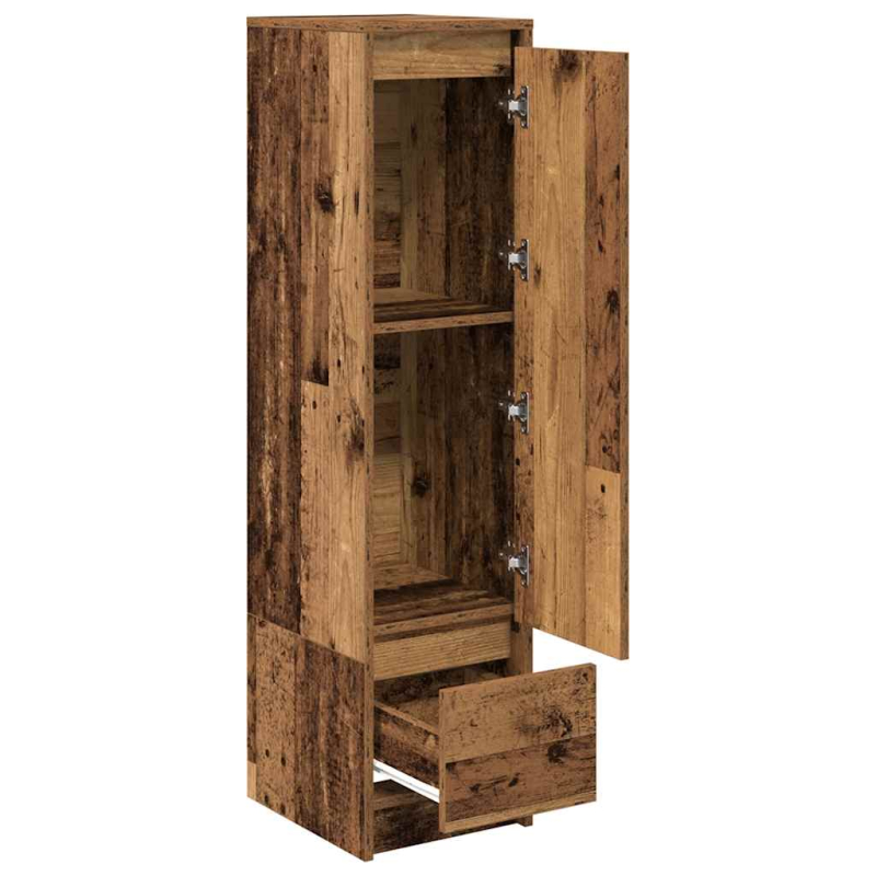 Highboard Altholz-Optik 29,5x34x119,5 cm Holzwerkstoff