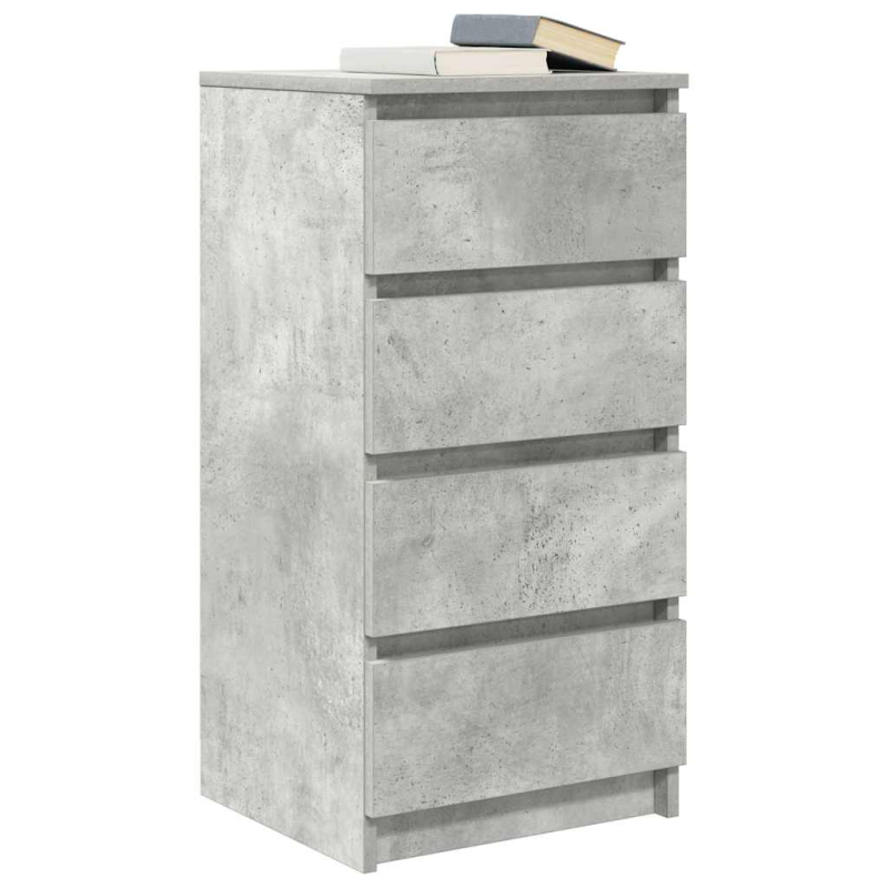 Sideboard Betongrau 37,5x35x76 cm Holzwerkstoff
