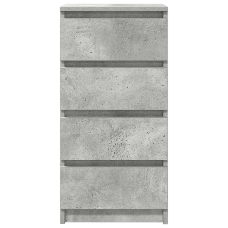 Sideboard Betongrau 37,5x35x76 cm Holzwerkstoff