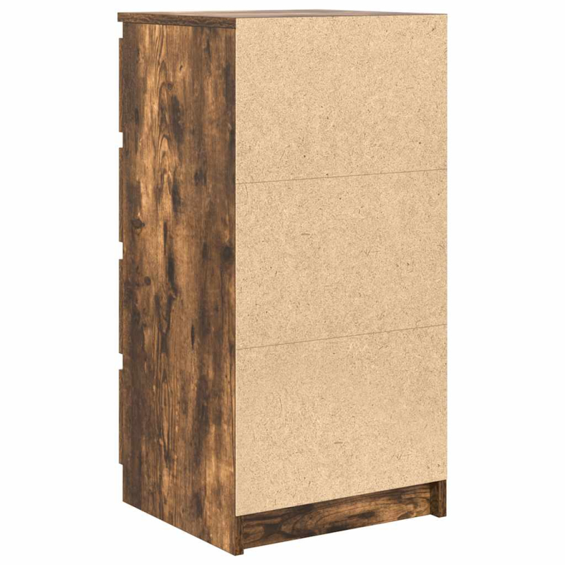 Sideboard mit Schubladen Räuchereiche 37,5x35x99 cm