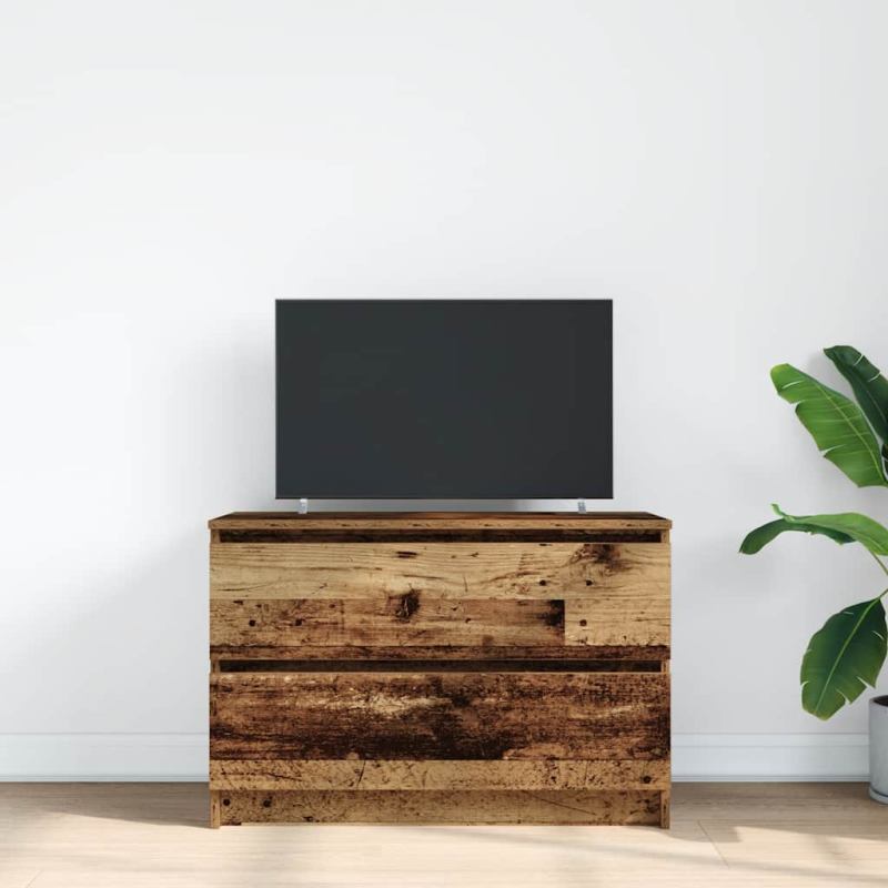 TV-Schrank Altholz-Optik 80x35x54 cm Holzwerkstoff