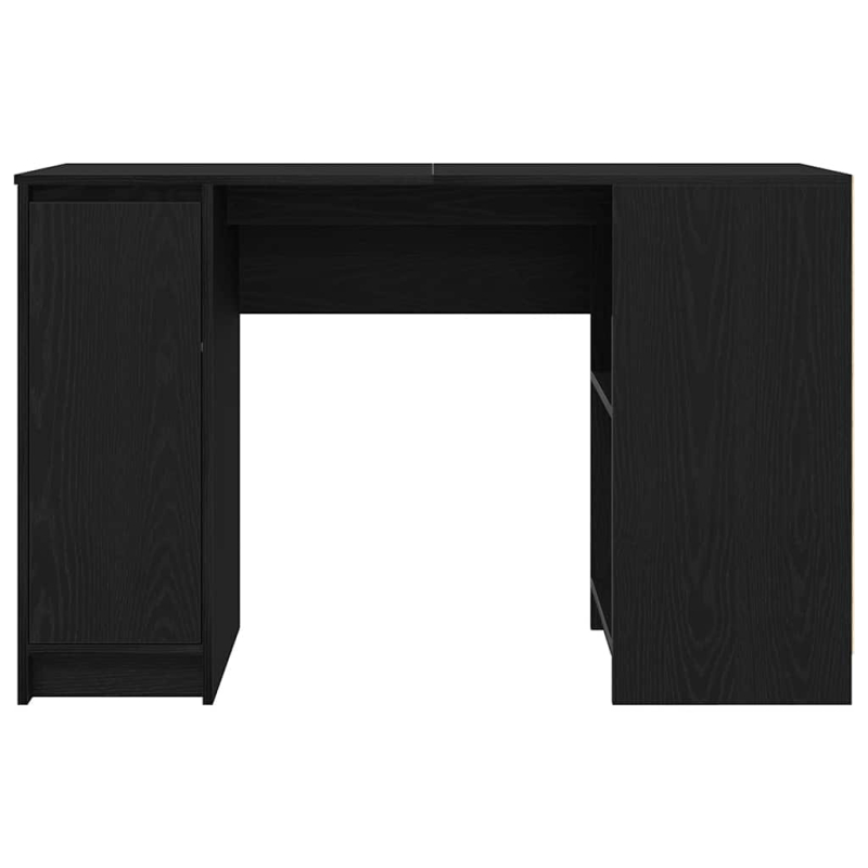 Schreibtisch Schwarz Eichen-Optik 120x42x76 cm Holzwerkstoff