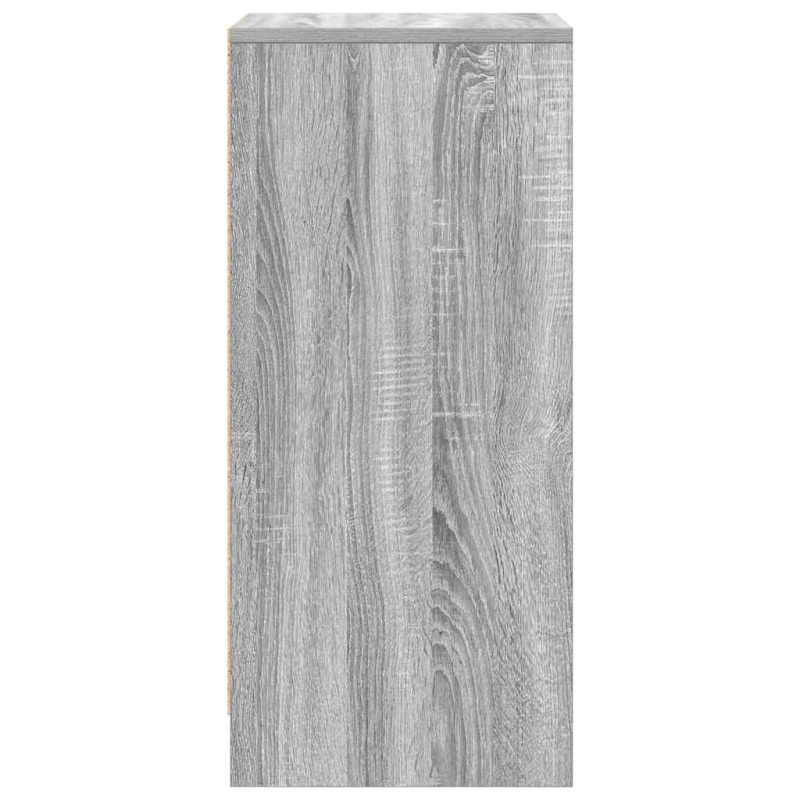 Schuhschrank Grau Sonoma 29,5x34x76 cm Holzwerkstoff