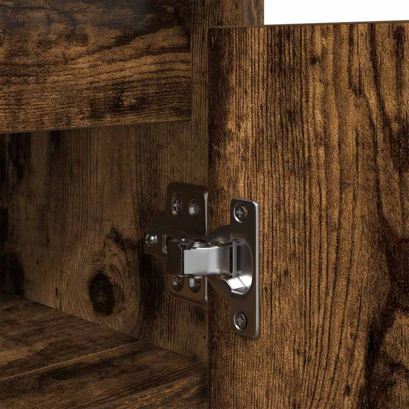 Schuhschrank Räuchereiche 57x34x76 cm Holzwerkstoff