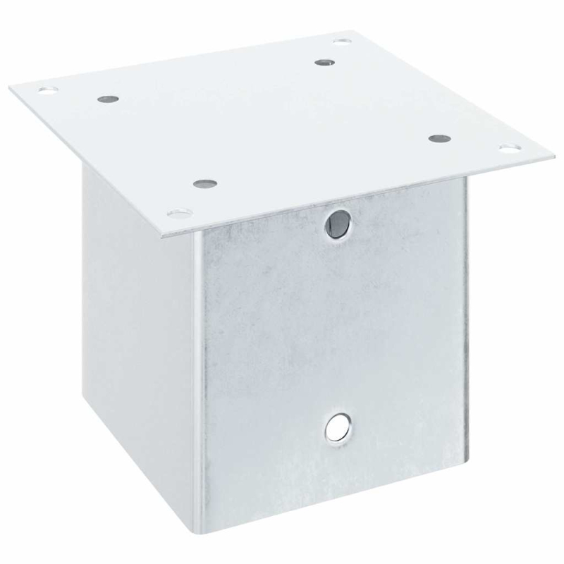Pfostenträger Quadratisch 12 Stk. 141x141 mm Stahl Verzinkt