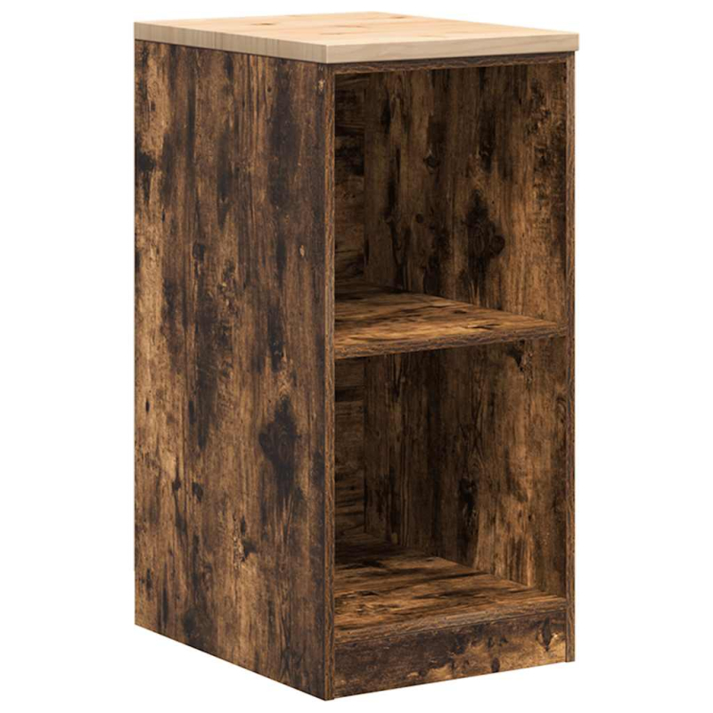 Garagenschränke 2 Stk. Räuchereiche Holzwerkstoff