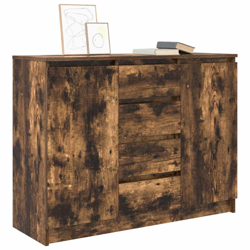 Sideboard mit Schubladen Räuchereiche 100,5x35x76 cm