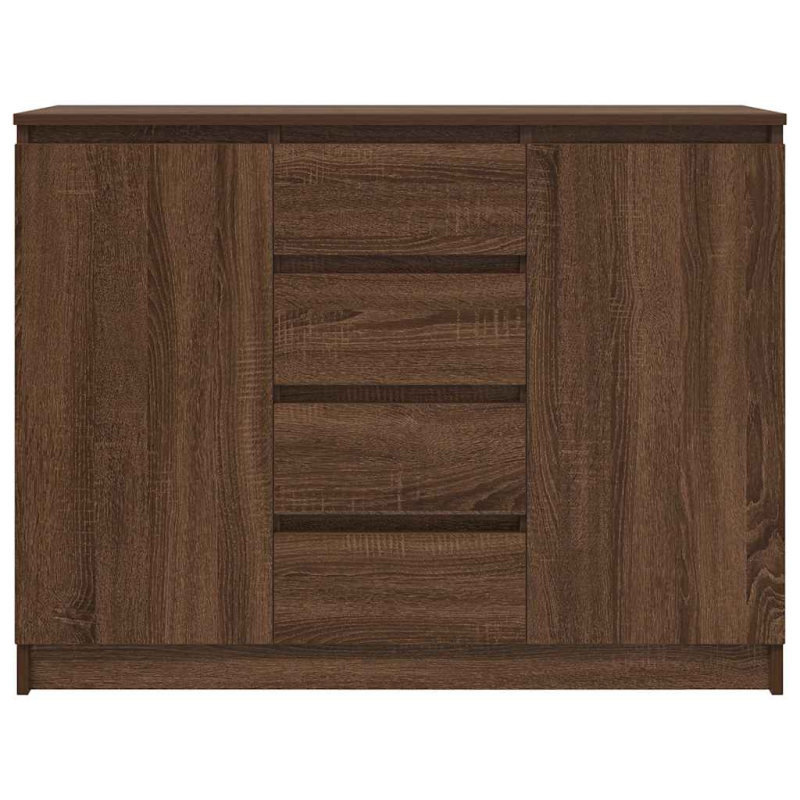 Sideboard mit Schubladen Braun Eichen-Optik 100,5x35x76 cm