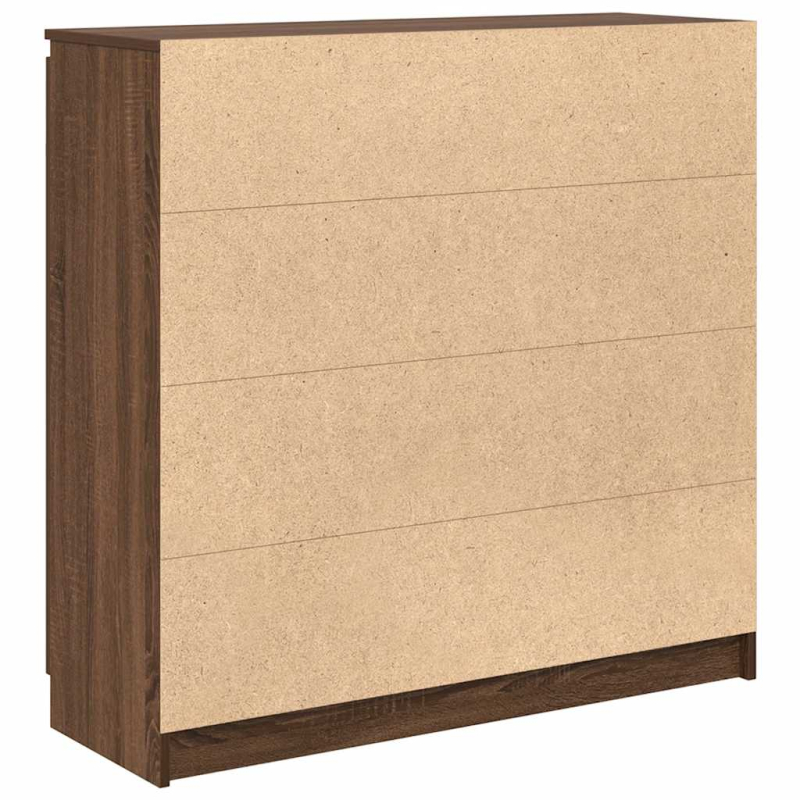 Sideboard mit Schubladen Braun Eichen-Optik 100,5x35x98,5 cm