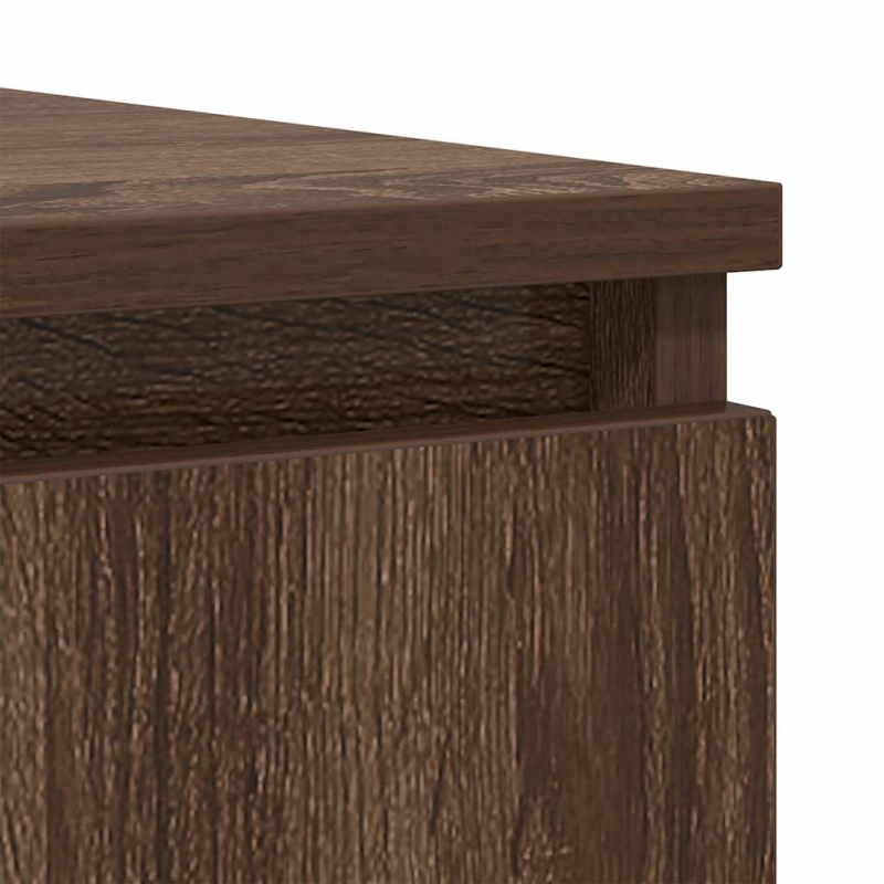 Sideboard mit Schubladen Braun Eichen-Optik 100,5x35x98,5 cm