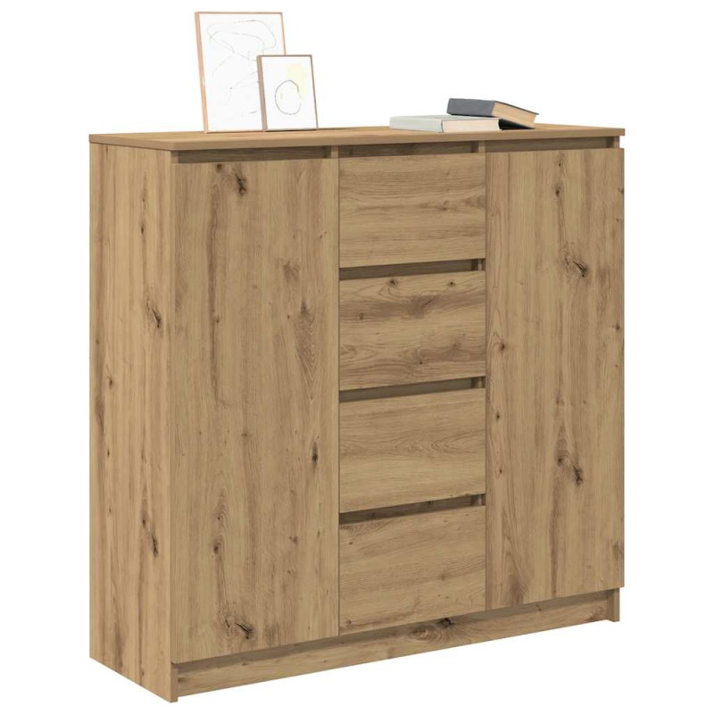 Sideboard mit Schubladen Artisan-Eiche 100,5x35x98,5 cm