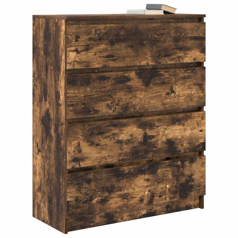Sideboard Räuchereiche 80x35x99 cm Holzwerkstoff