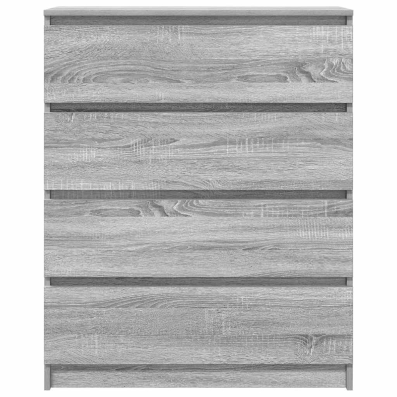 Sideboard Grau Sonoma 80x35x99 cm Holzwerkstoff