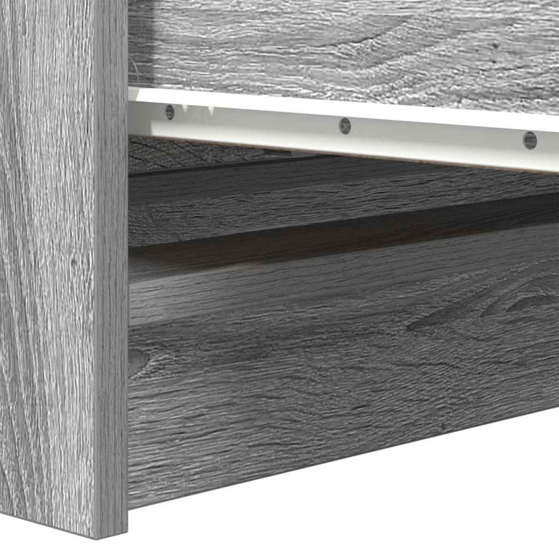Sideboard Grau Sonoma 80x35x99 cm Holzwerkstoff