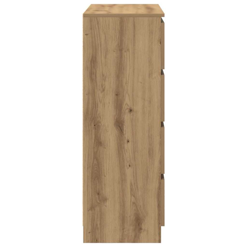 Sideboard Artisan-Eiche 80x35x99 cm Holzwerkstoff