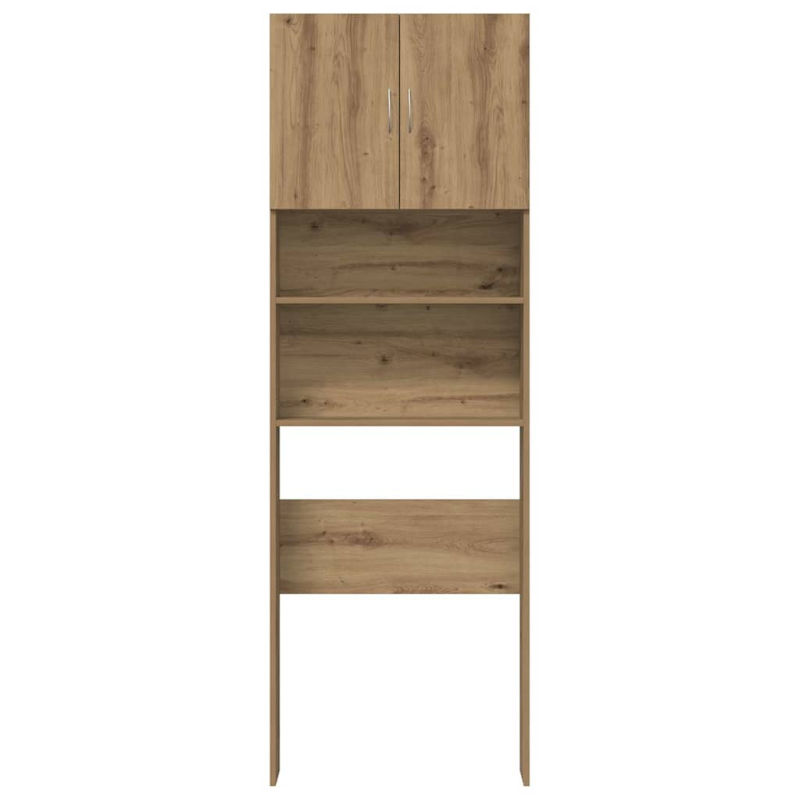 Waschmaschinenschrank Artisan-Eiche 64x24x190 cm Holzwerkstoff