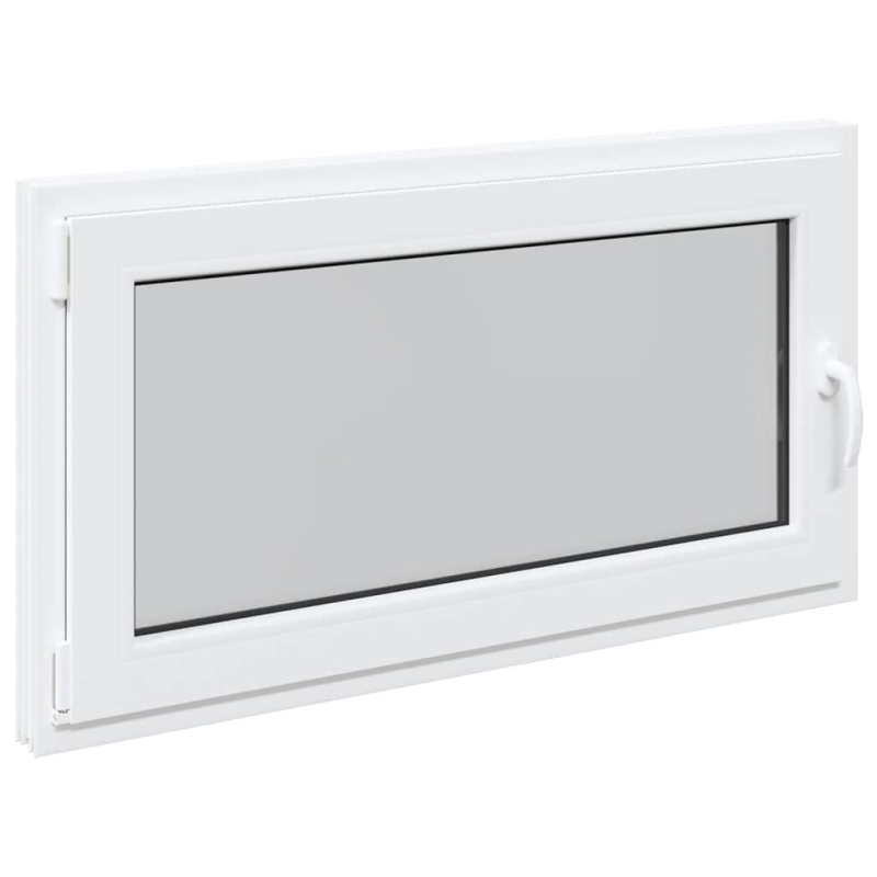 Kellerfenster RISOR 110x50 cm Dreh Kipp DIN Links Weiß