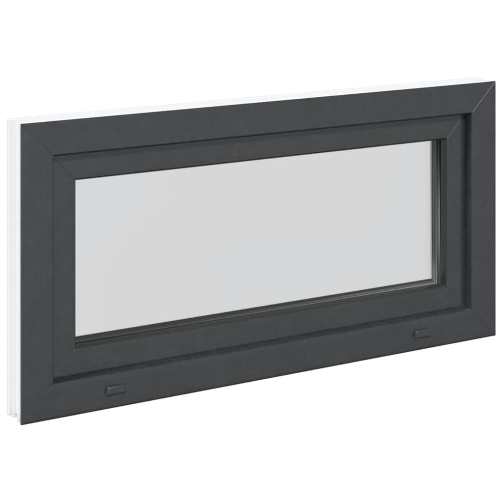 Kellerfenster RISOR 100x50 cm Drehkipp DIN Links Anthrazit