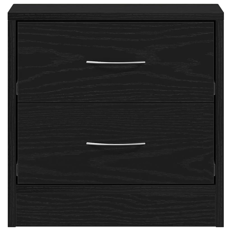 Nachttisch Schwarz Eichen-Optik 40x30x40 cm Holzwerkstoff