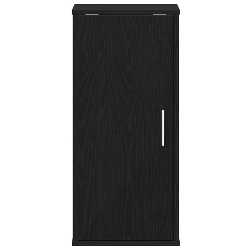 Schuhschrank Schwarz Eichen-Optik 32x35x70 cm Holzwerkstoff