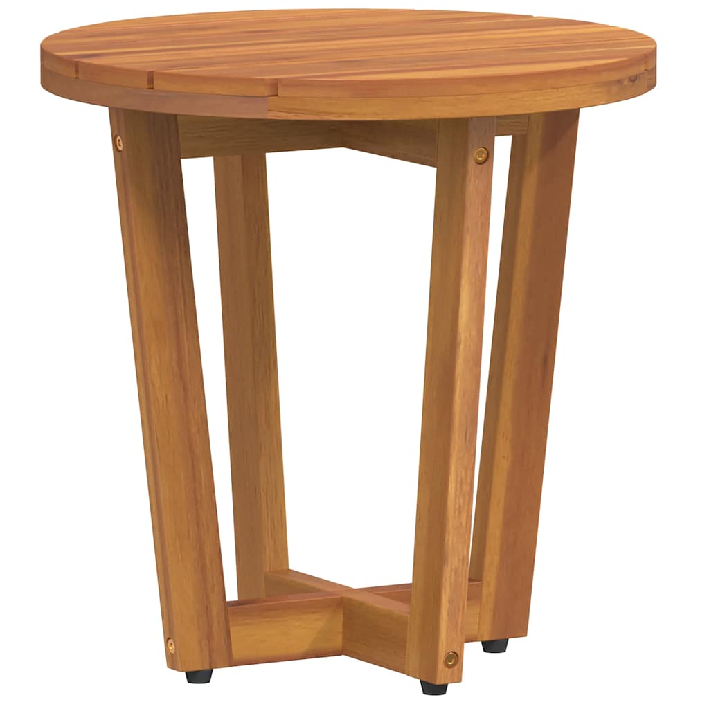 Garten-Beistelltisch Rund Ø40x40 cm Massivholz Akazie