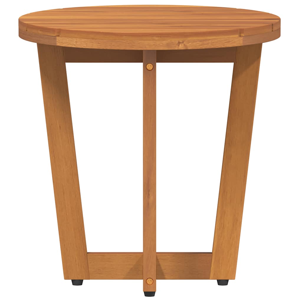 Garten-Beistelltisch Rund Ø40x40 cm Massivholz Akazie