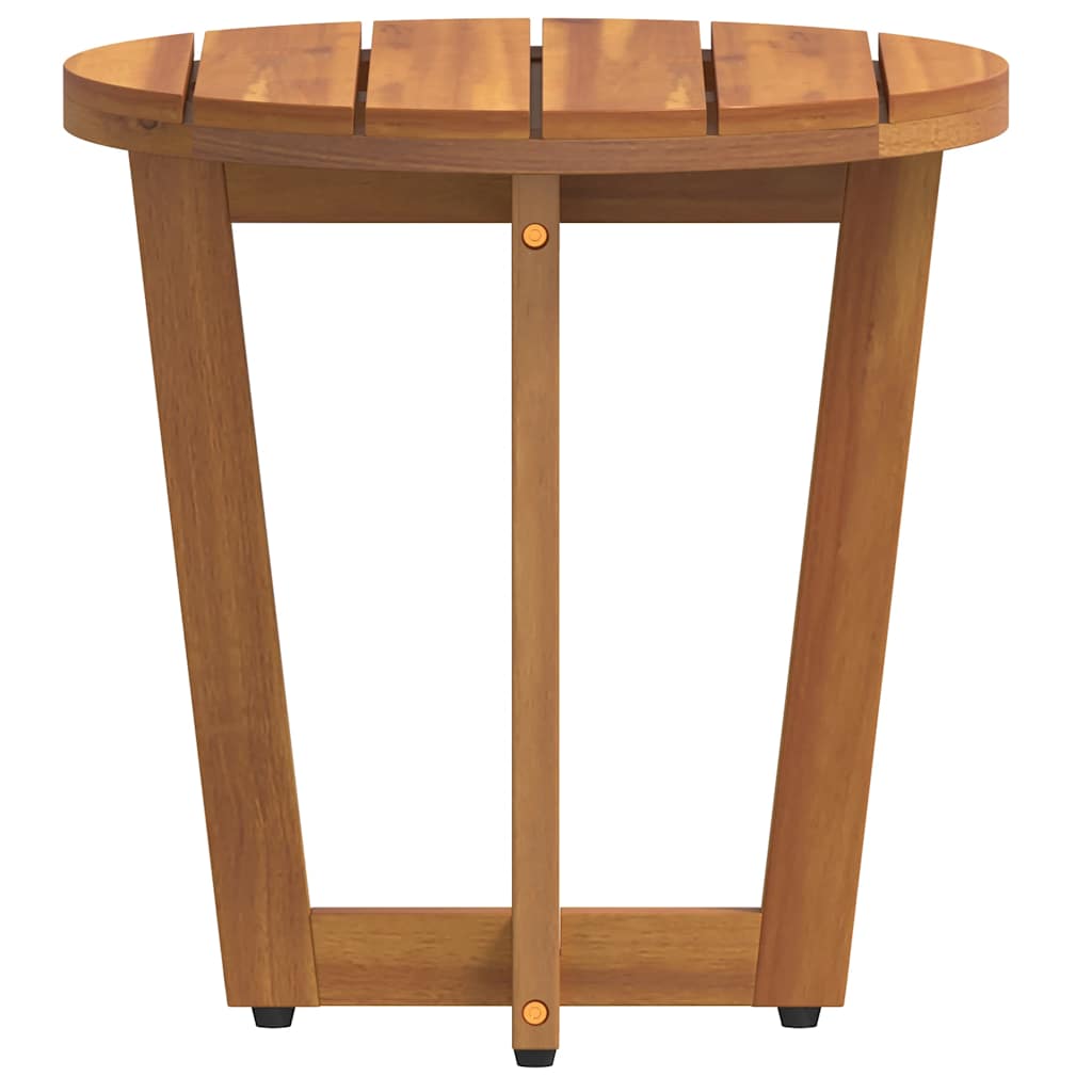 Garten-Beistelltisch Rund Ø40x40 cm Massivholz Akazie