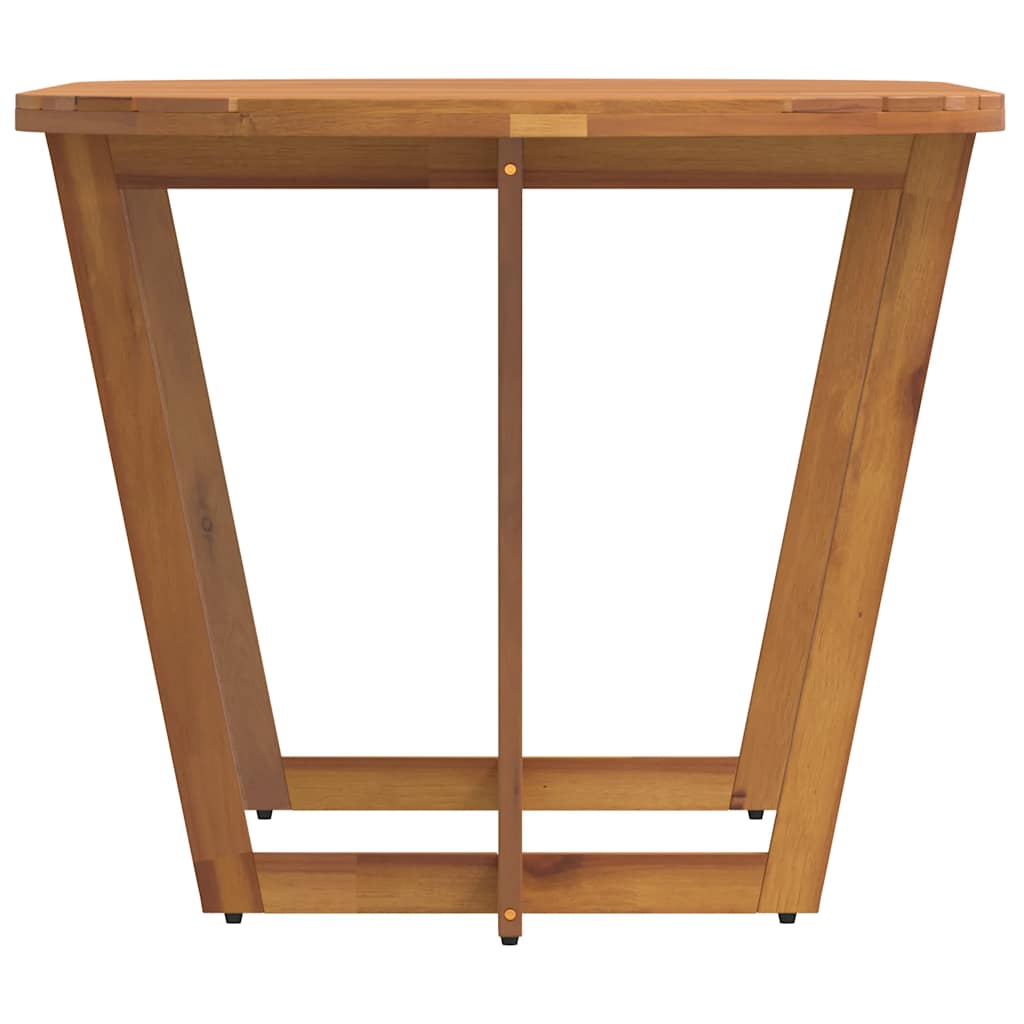 Garten-Esstisch Oval 200x90x75 cm Massivholz Akazie