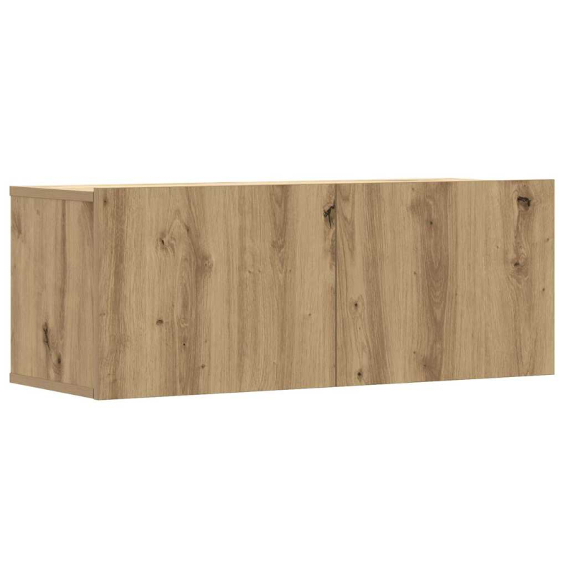 2-tlg. TV-Schrank-Set Wandmontage Artisan-Eiche Holzwerkstoff