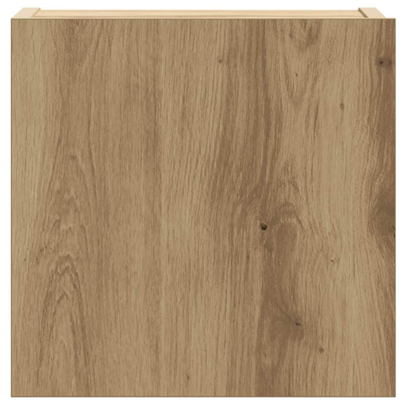 8-tlg. TV-Schrank-Set Wandmontage Artisan-Eiche Holzwerkstoff