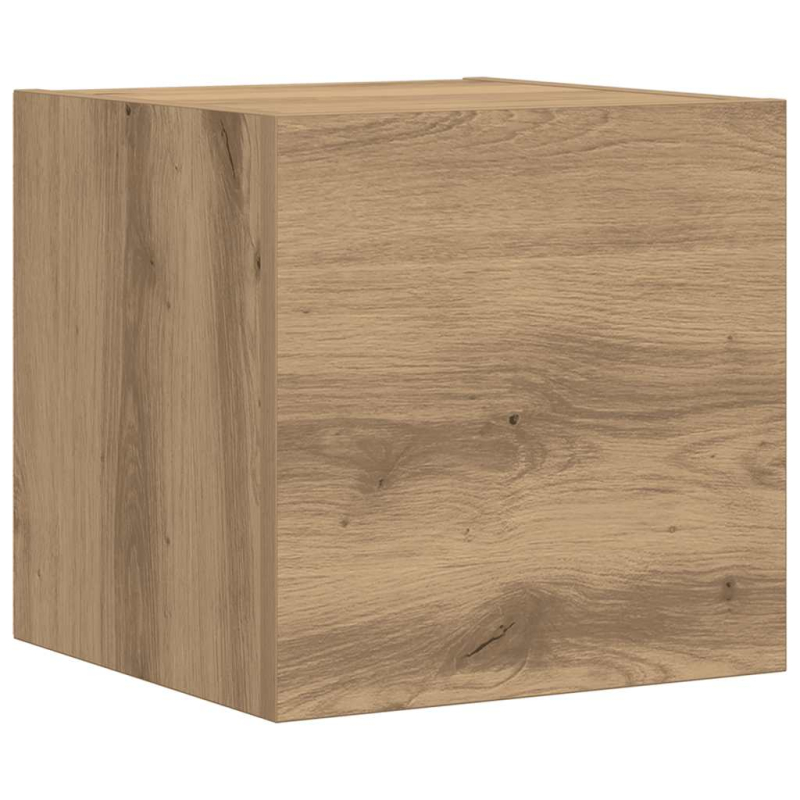 7-tlg. TV-Schrank-Set Wandmontage Artisan-Eiche Holzwerkstoff