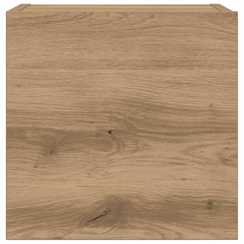 7-tlg. TV-Schrank-Set Wandmontage Artisan-Eiche Holzwerkstoff