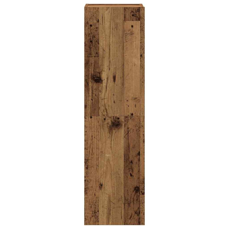 7-tlg. TV-Schrank-Set Wandmontage Altholz-Optik Holzwerkstoff
