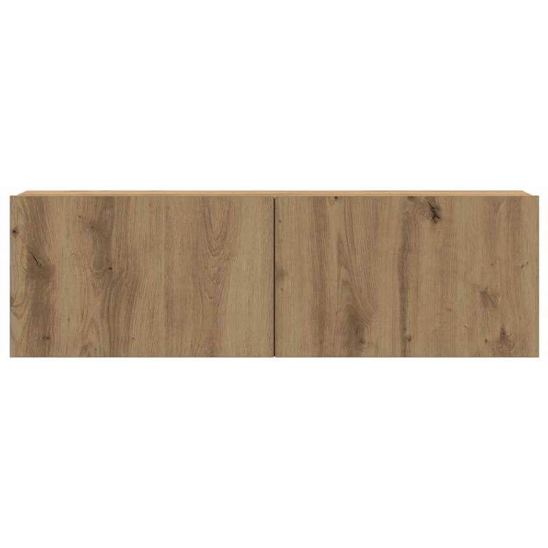 3-tlg. TV-Schrank-Set Wandmontage Artisan-Eiche Holzwerkstoff