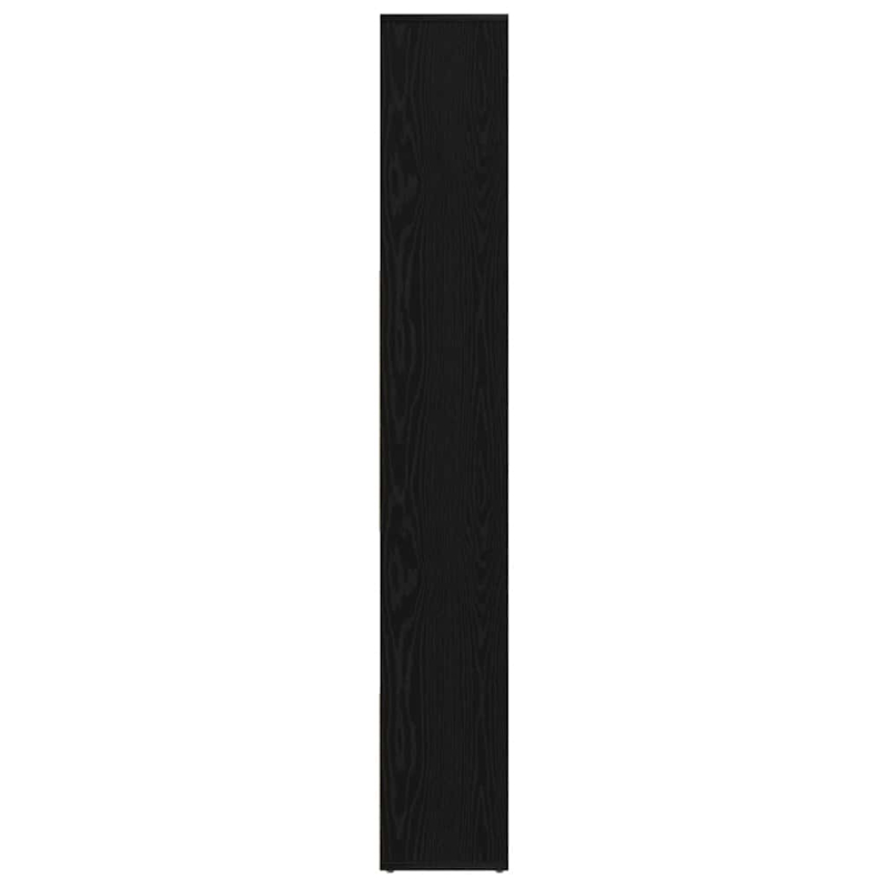 Bücherregal Schwarz Eichen-Optik 67x24x161 cm Holzwerkstoff
