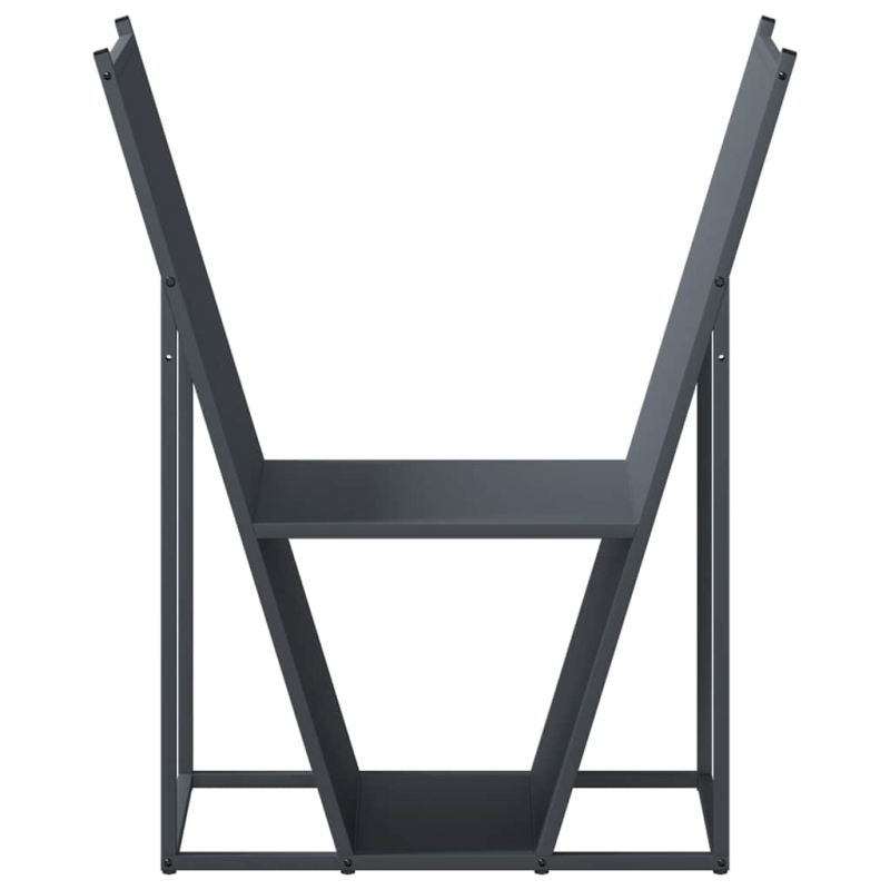 Brennholzregal Anthrazit 69,5x35x81 cm Kaltgewalzter Stahl