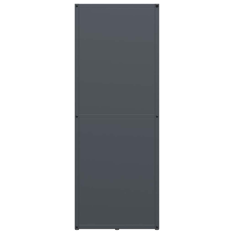 Brennholzregal Anthrazit 40x30x80 cm Kaltgewalzter Stahl