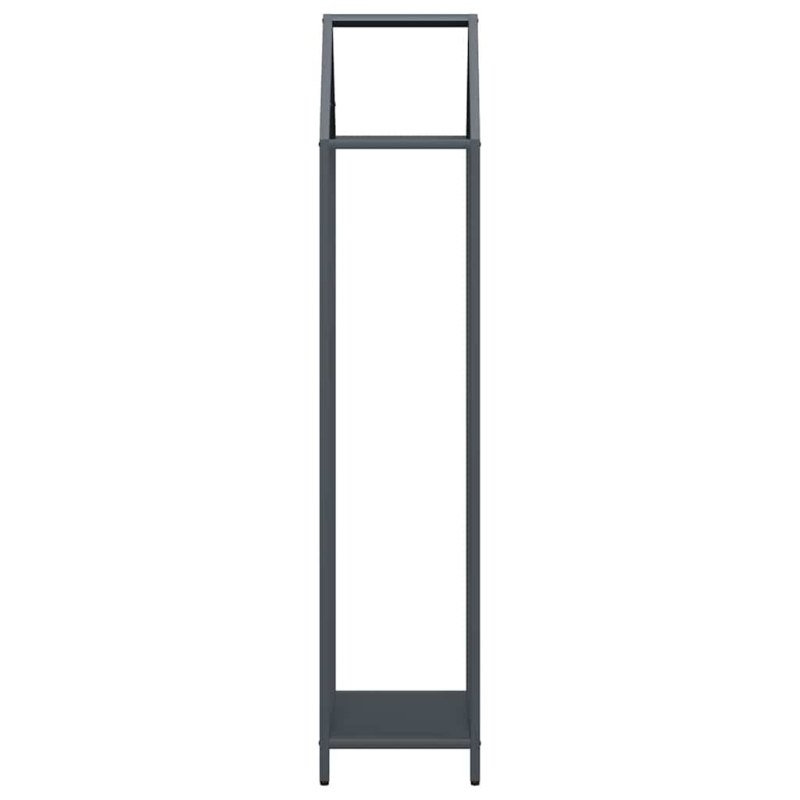 Brennholzregal Anthrazit 40x25x120 cm Kaltgewalzter Stahl