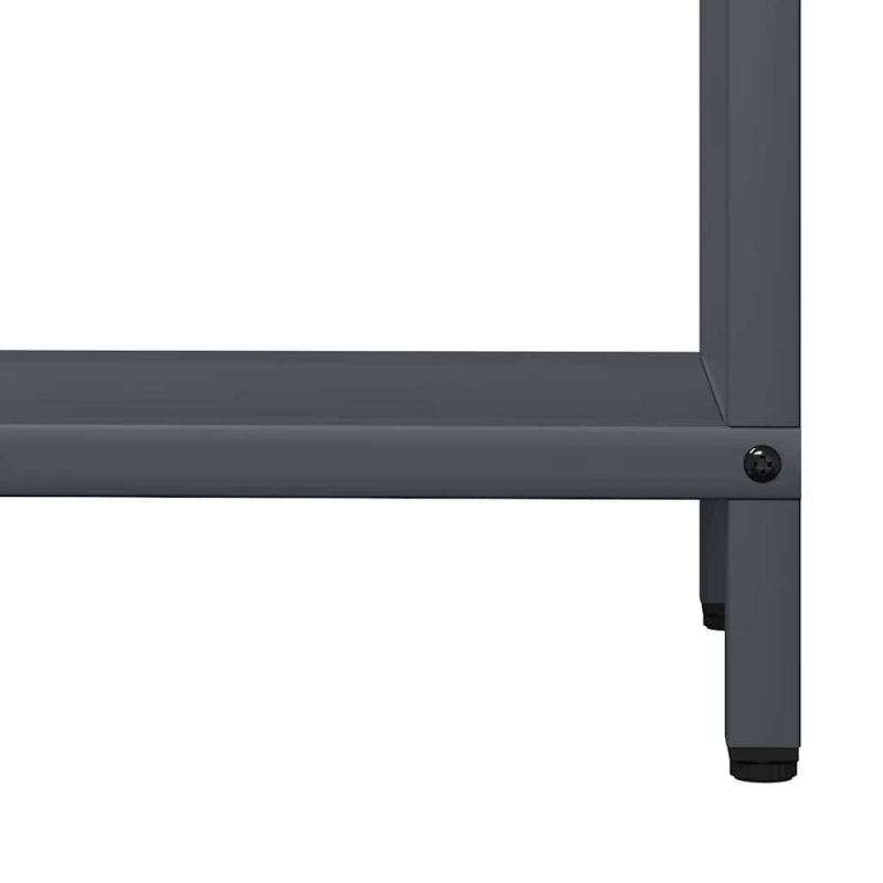 Brennholzregal Anthrazit 60x25x90 cm Kaltgewalzter Stahl